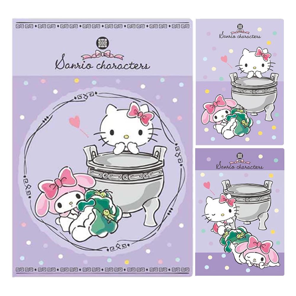 三麗鷗x故宮 25K加厚筆記本(款式隨機出貨)