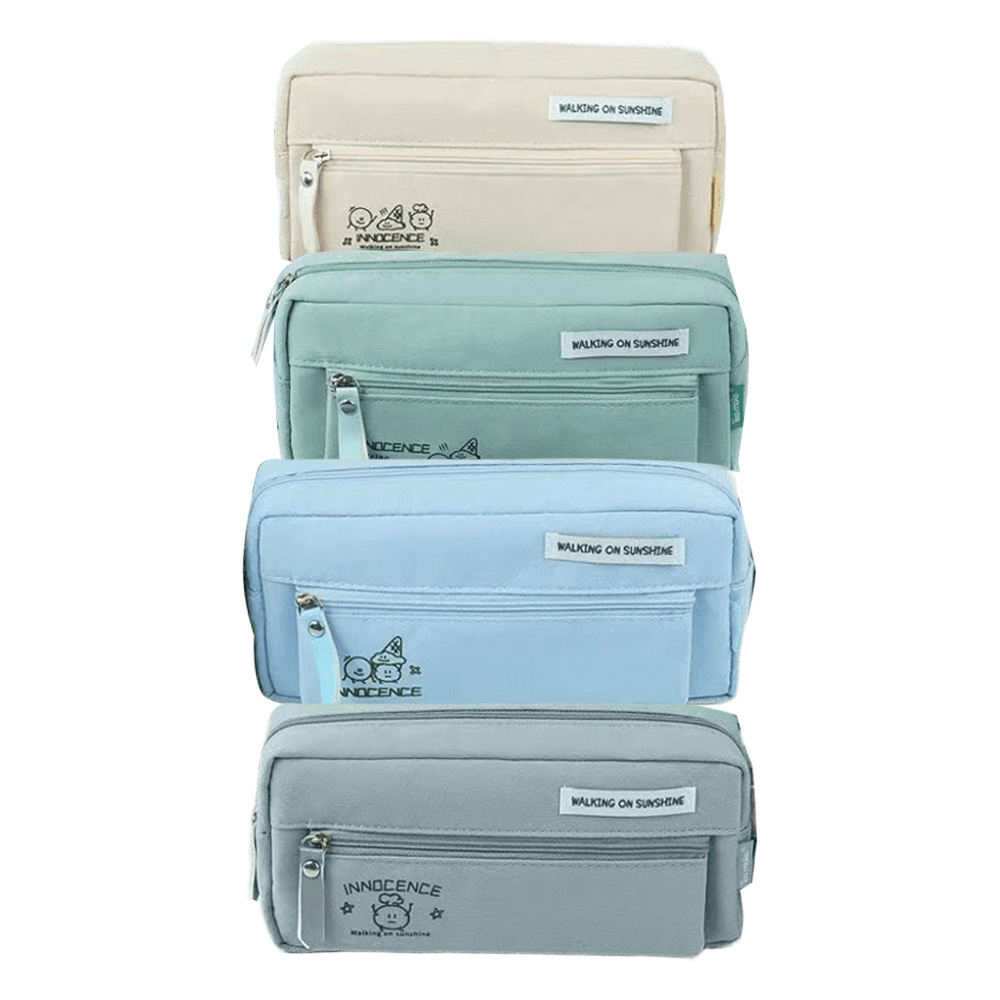 拾趣在野方形拼接筆袋(款式隨機出貨)