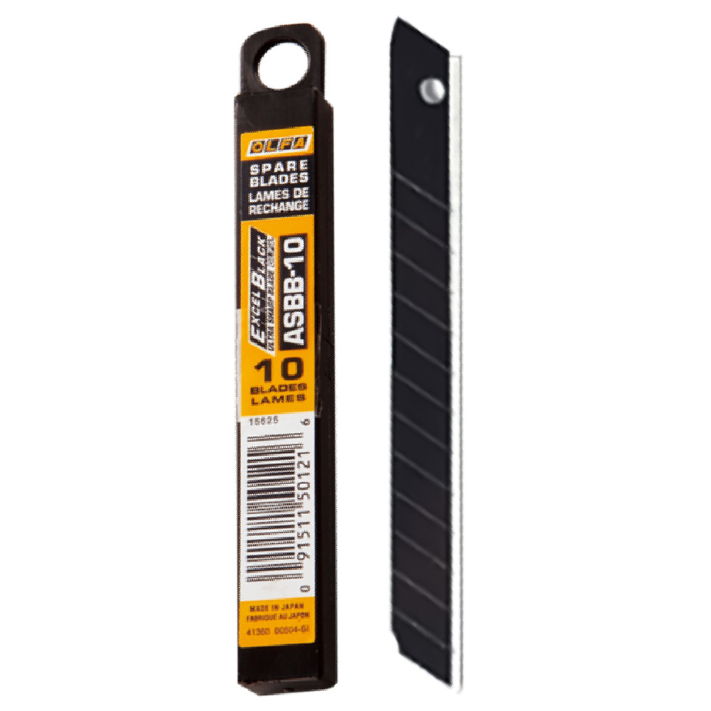 美工刀片(黑)10入 ASBB-10
