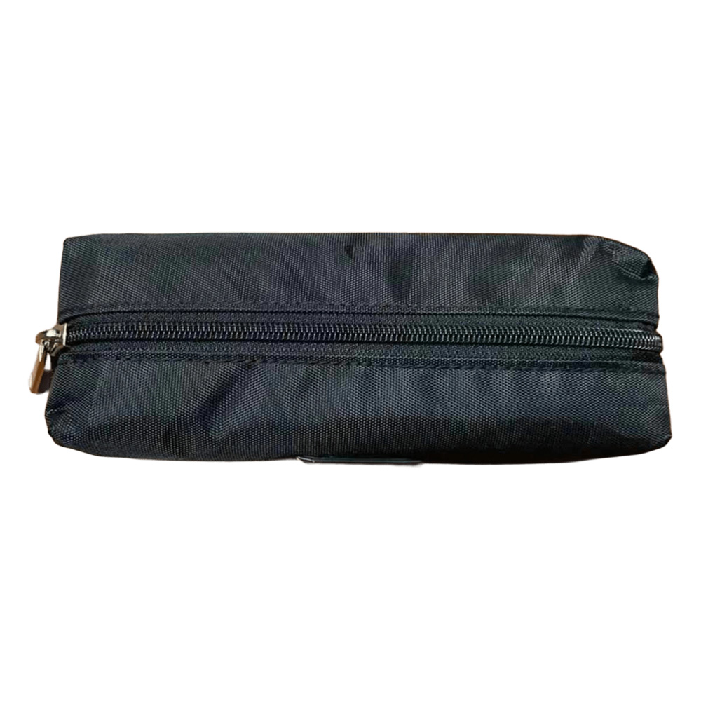 四方矮矮黑色筆袋