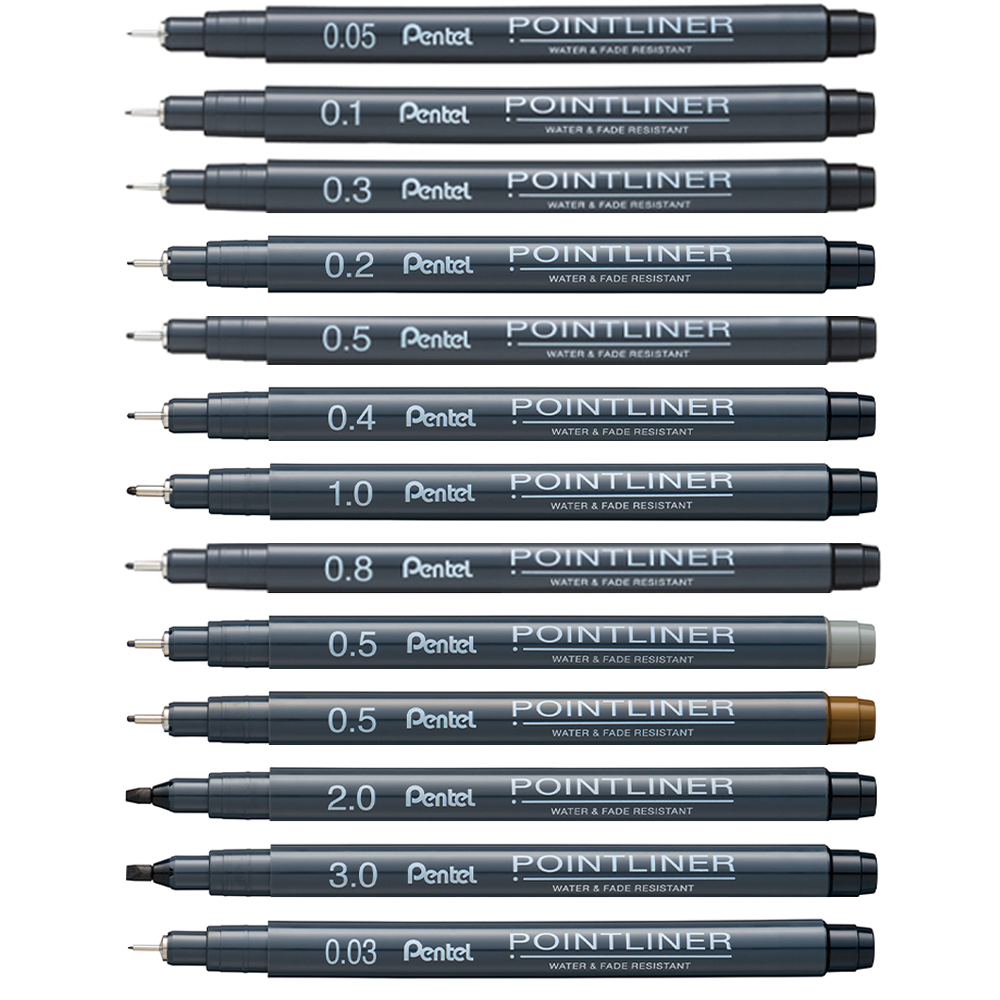 Pentel POINTLINER代針筆 S20P