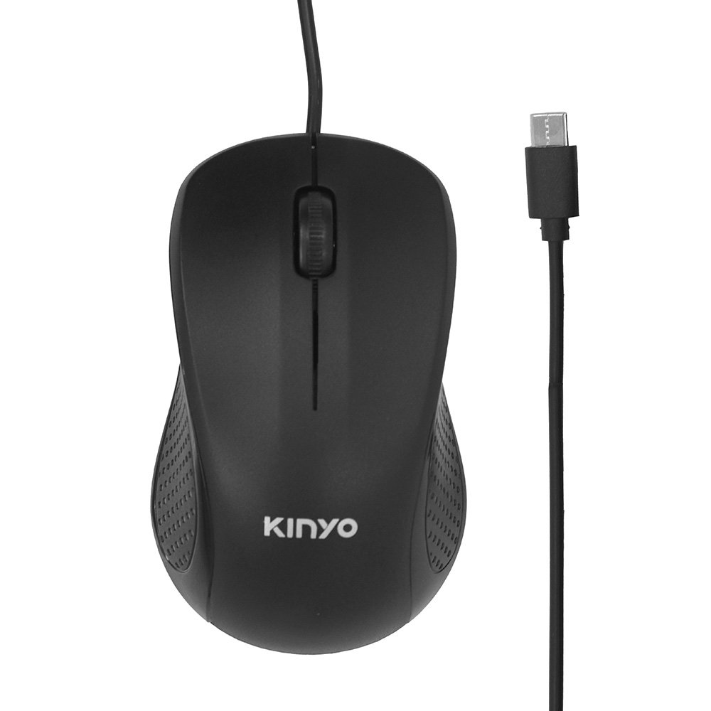 KINYO Type-C有線光學滑鼠