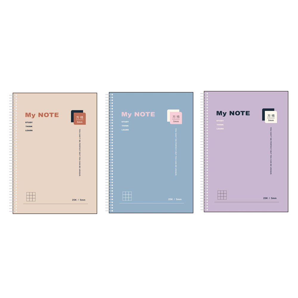 25K活頁PP-5mm方格筆記