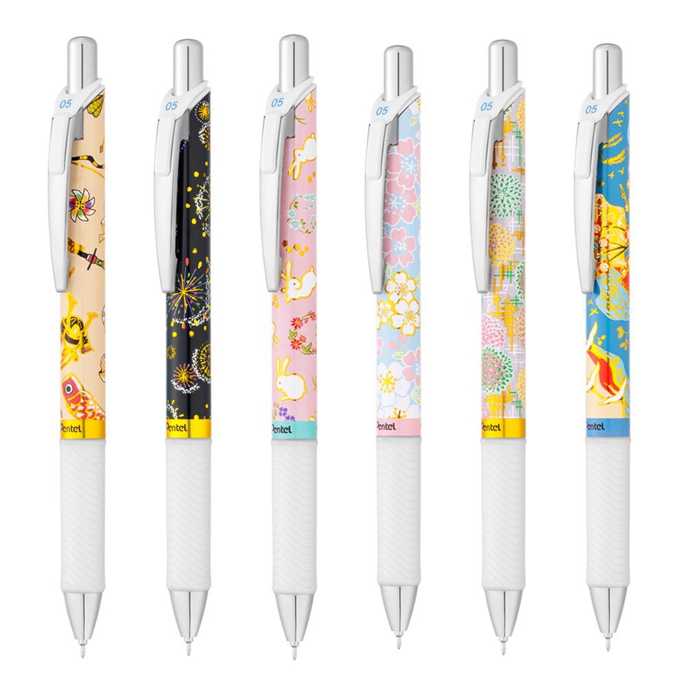 Pentel 極速鋼珠筆0.5藍-友禪第三彈限定版