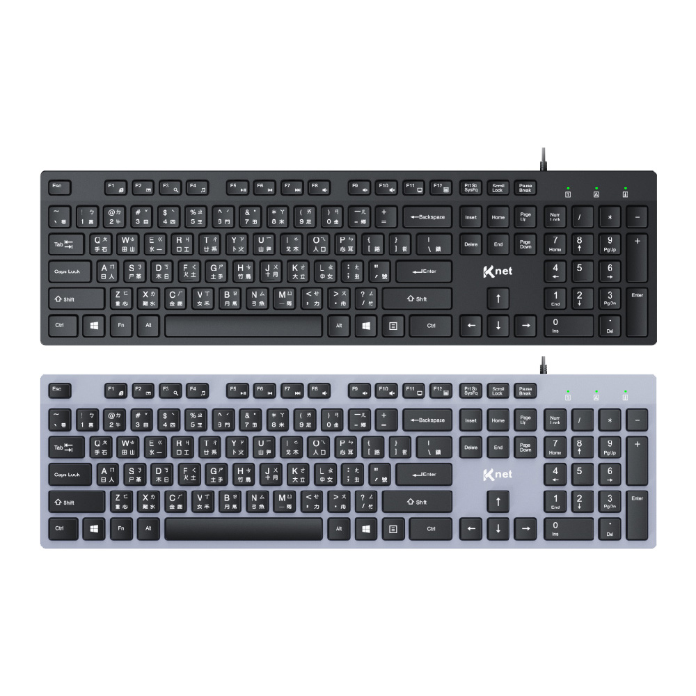 KTnet S750 多媒體巧克力薄膜式USB鍵盤