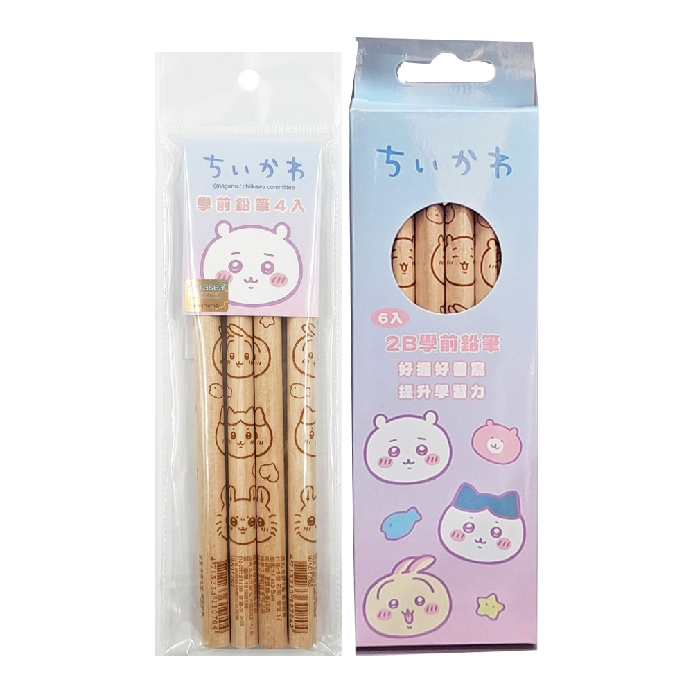 吉伊卡哇 學前2B鉛筆