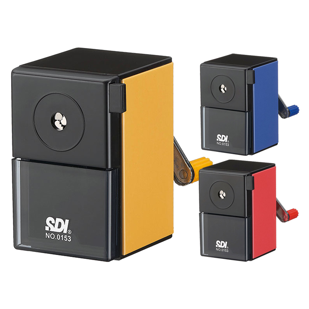 順德 經典型金屬削鉛筆機 珠光星沙系列(顏色隨機出貨)