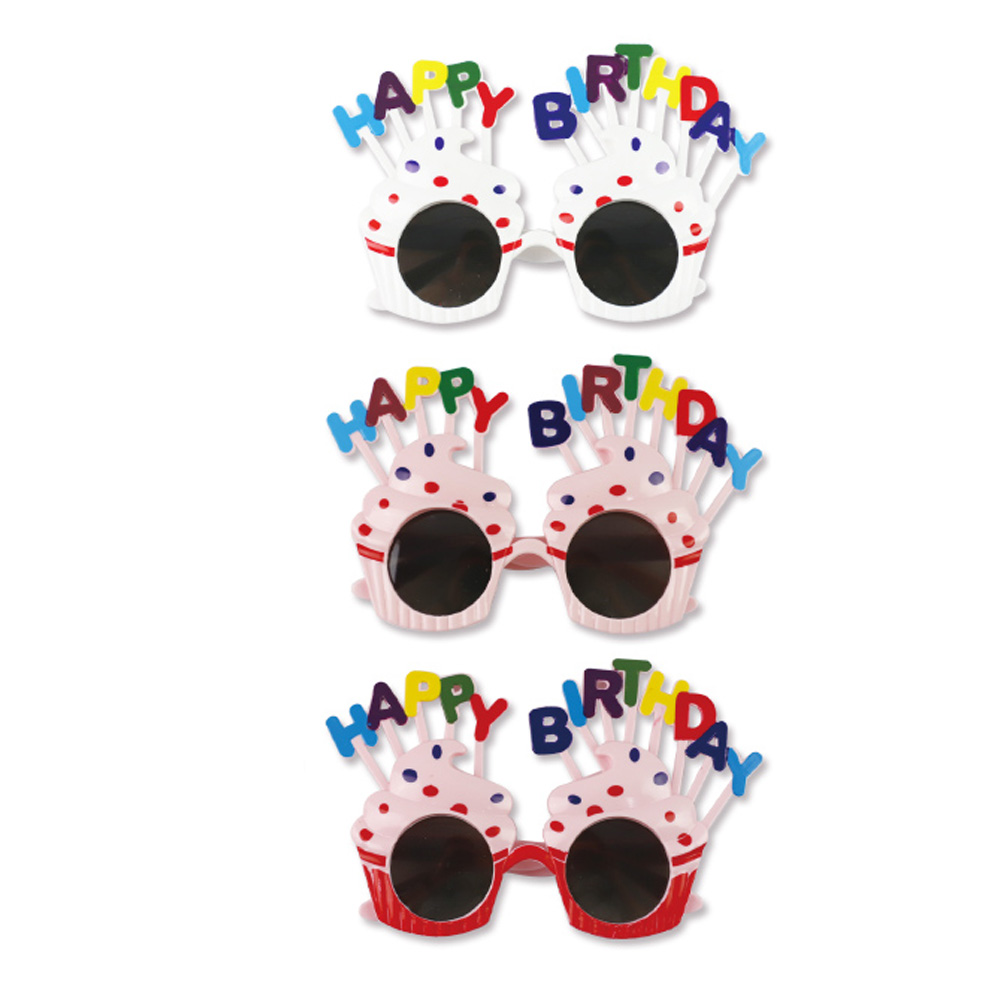 派對佈置-生日蛋糕造型眼鏡