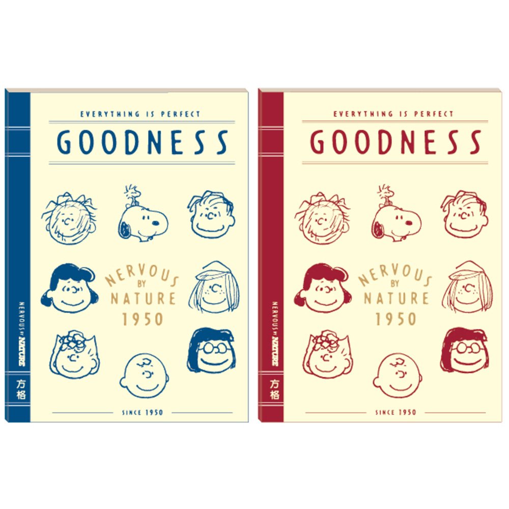 史努比加厚燙金筆記 16K方格