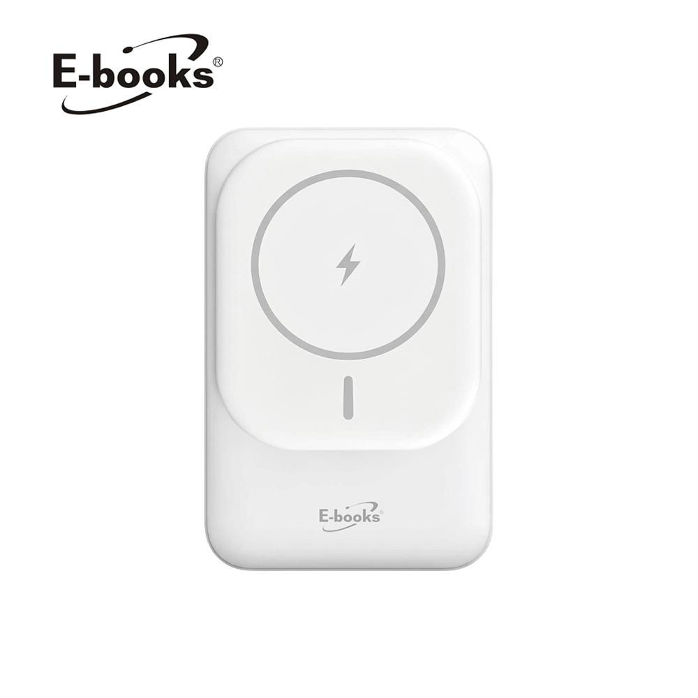 E-Books B101磁吸自帶雙線無線充電行動電源 10000mAh