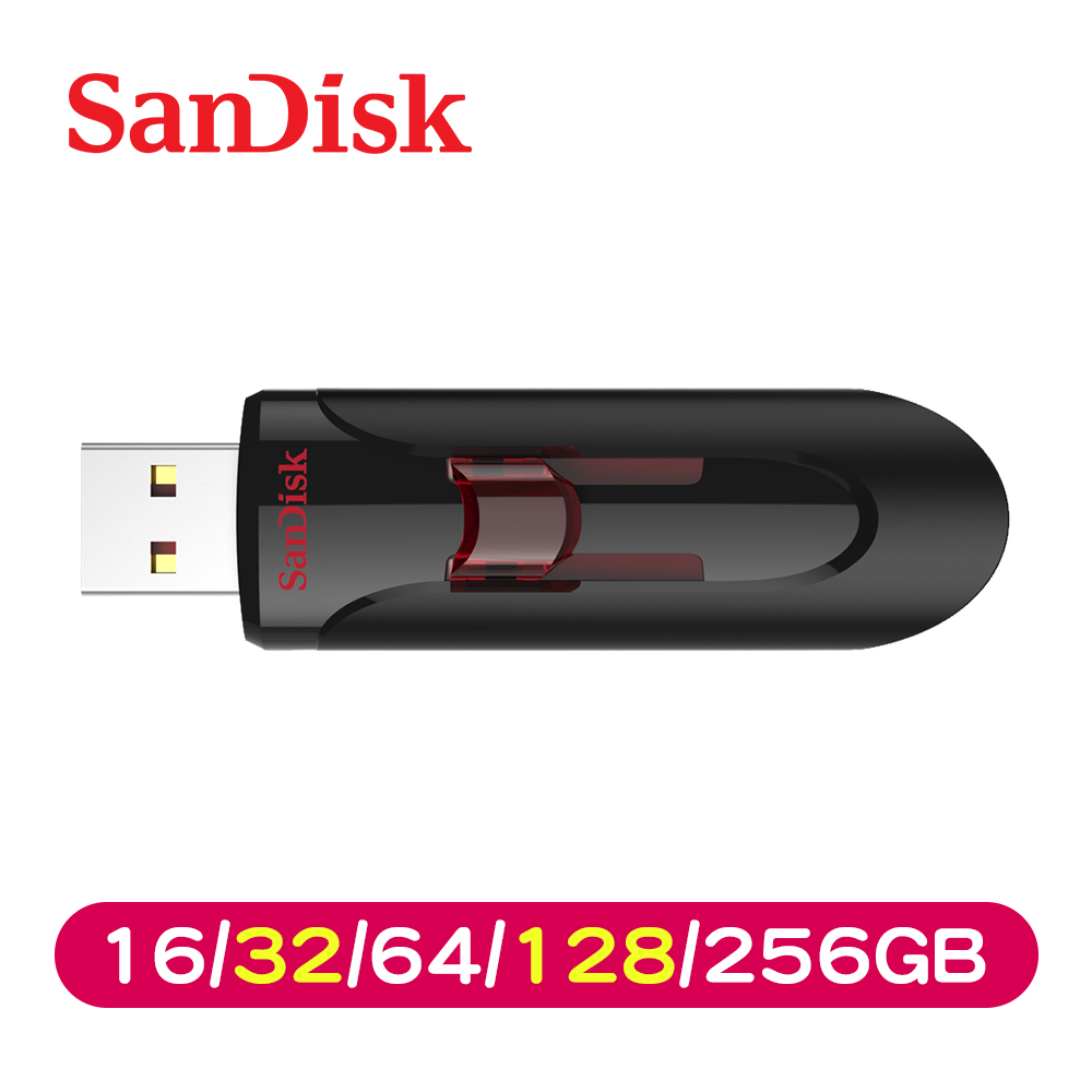 SanDisk Cruzer Glide USB SDCZ600 (16/32/64/128/256GB)