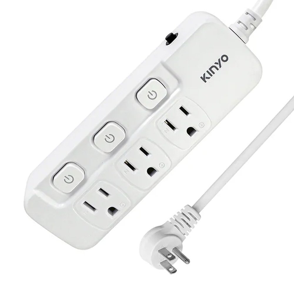 KINYO 三開三插延長線 6尺