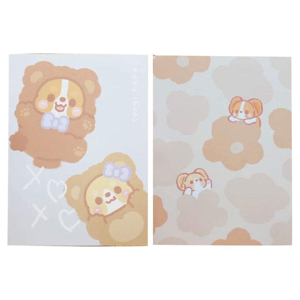 柯基犬 16K 加厚橫線筆記本