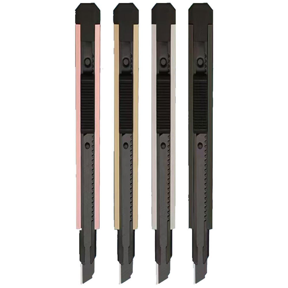 鋁合金美工刀 P-217(顏色隨機出貨)