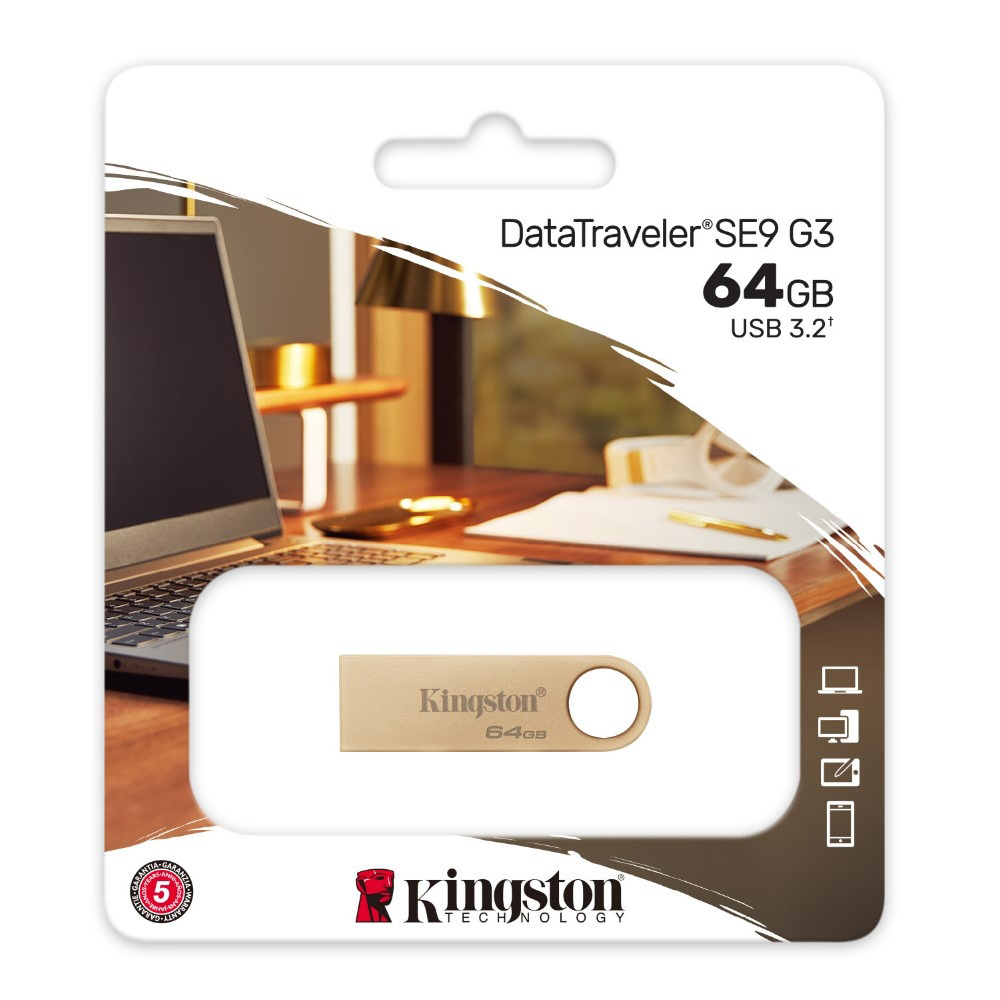 金士頓DTSE9G3 USB3.2隨身碟(64GB)