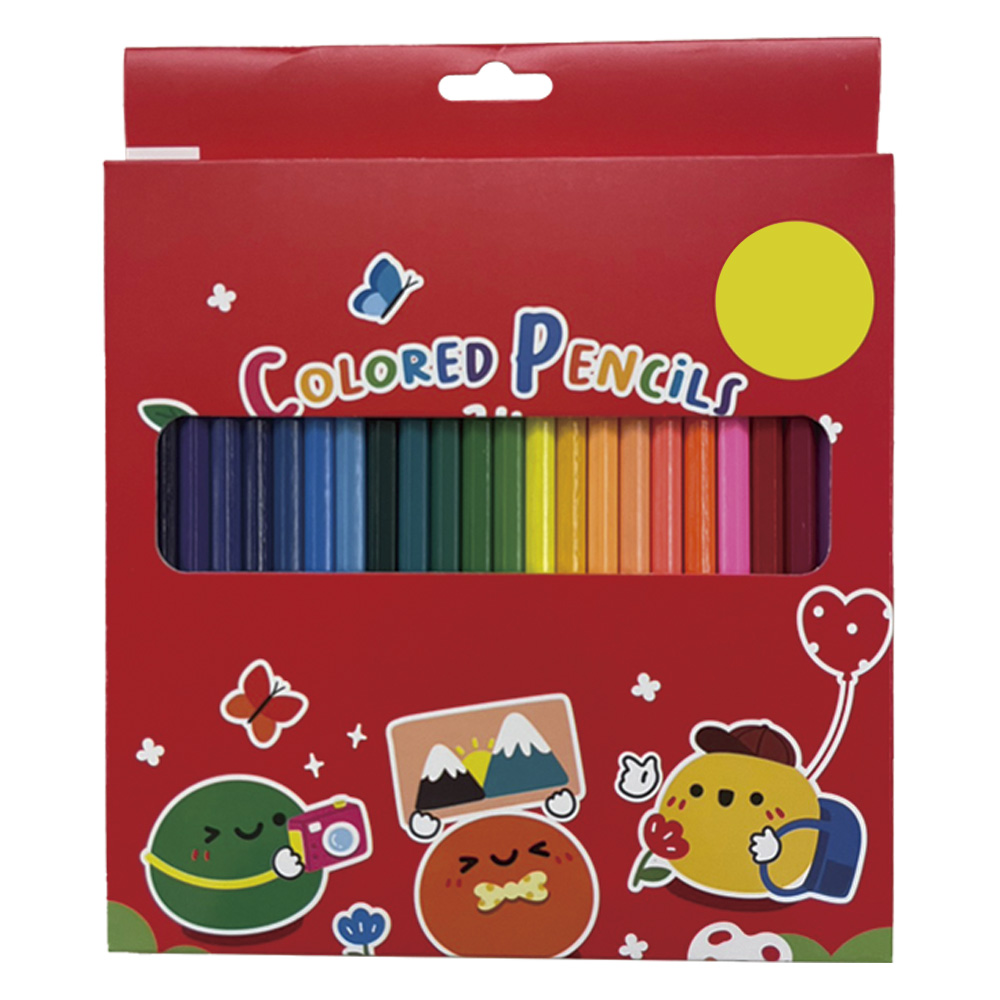 24色盒裝色鉛筆-微笑生活