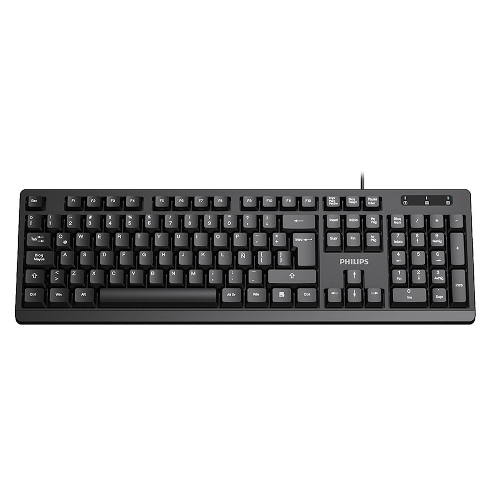 PHILIPS 104鍵有線鍵盤 SPK6234