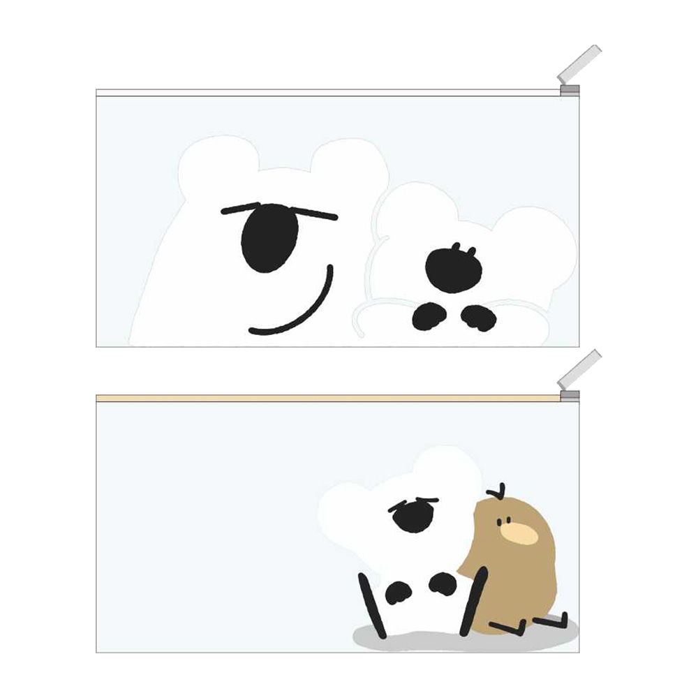 黑田桑透明筆袋