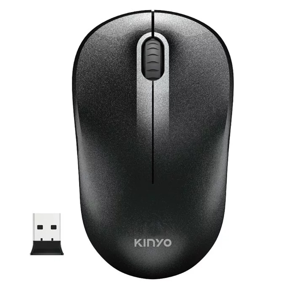 KINYO 2.4GHz無線滑鼠(黑) GKM-911B