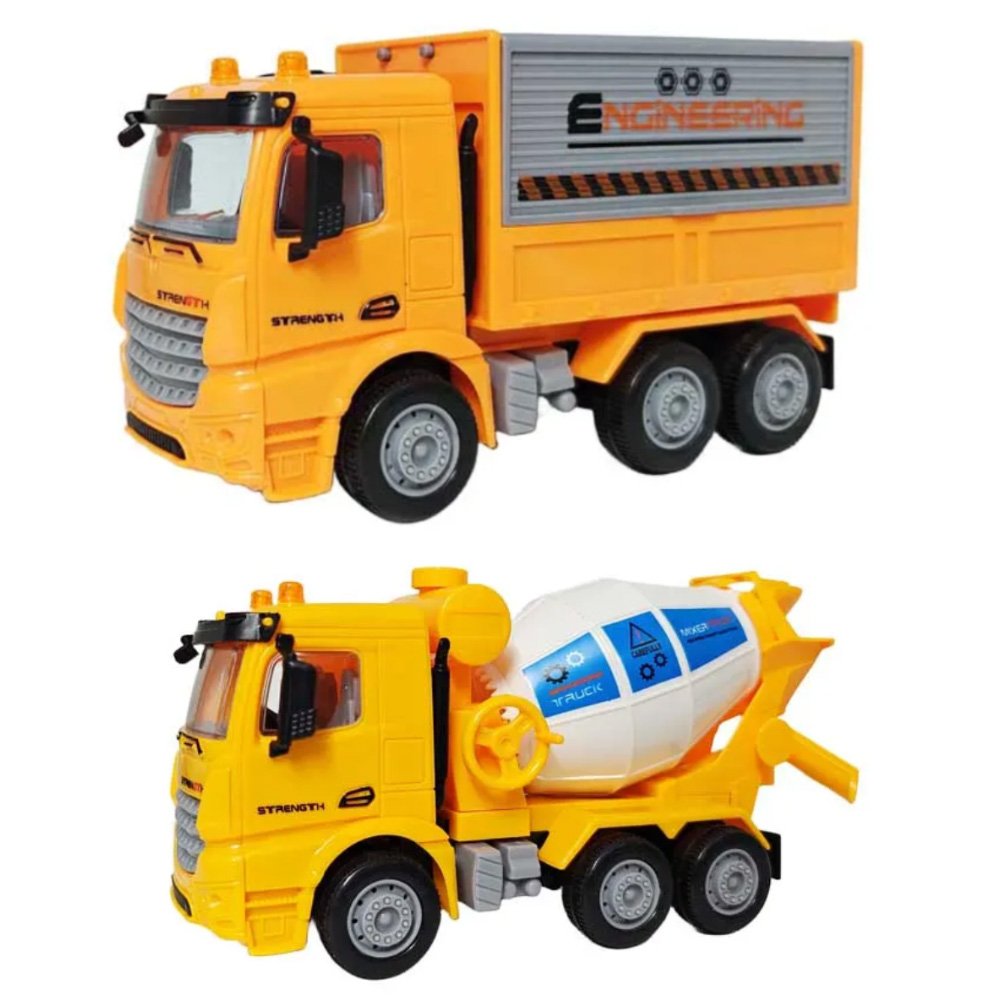 1:40磨輪車-歐翼式貨車/水泥車