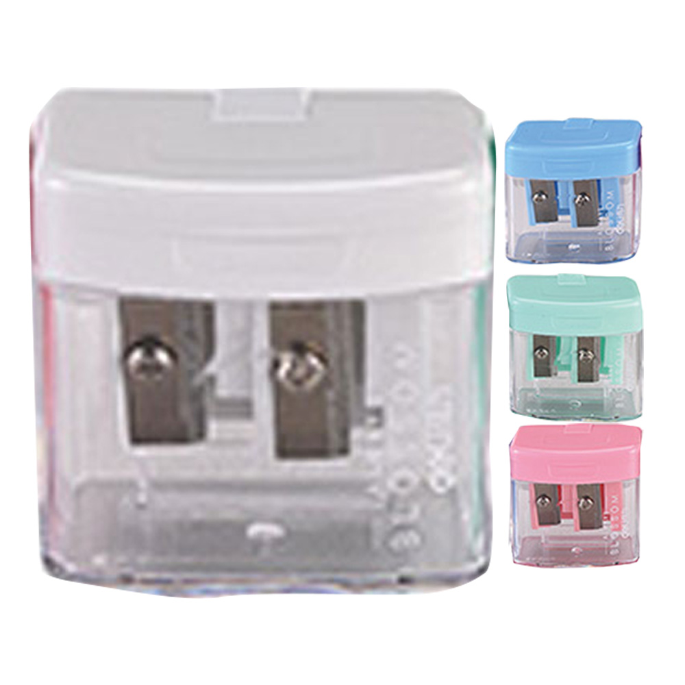 得力大小孔削筆器 PC1904(顏色隨機出)