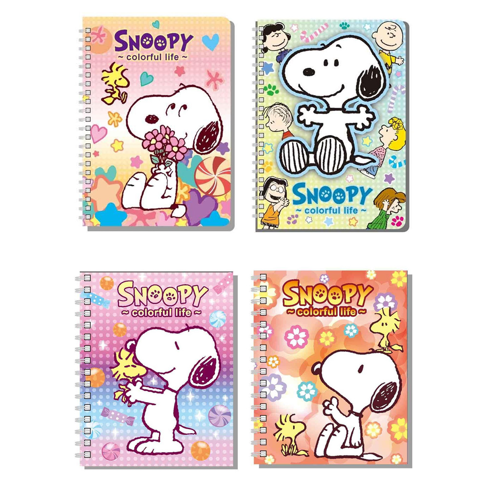 SNOOPY (繽紛系列) 線圈筆記 (25KPP/50KPP)