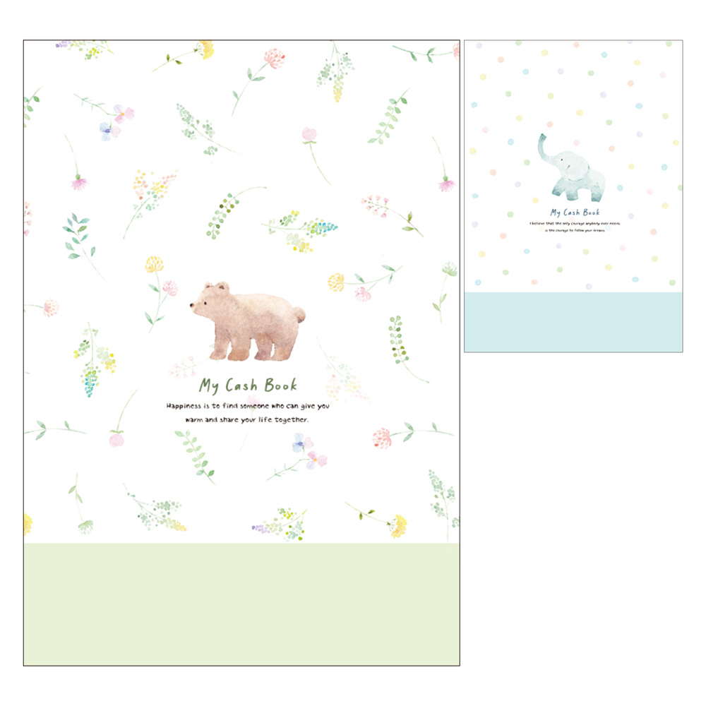 18K 小春日和透明膠套收支簿