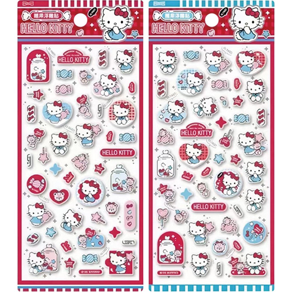 KT經典立體浮雕貼紙