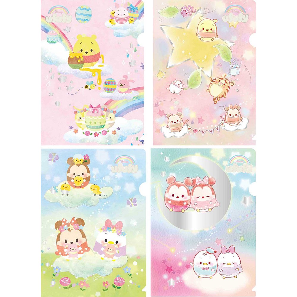 迪士尼(Ufufy)銀箔L型夾 (款式隨機出貨)