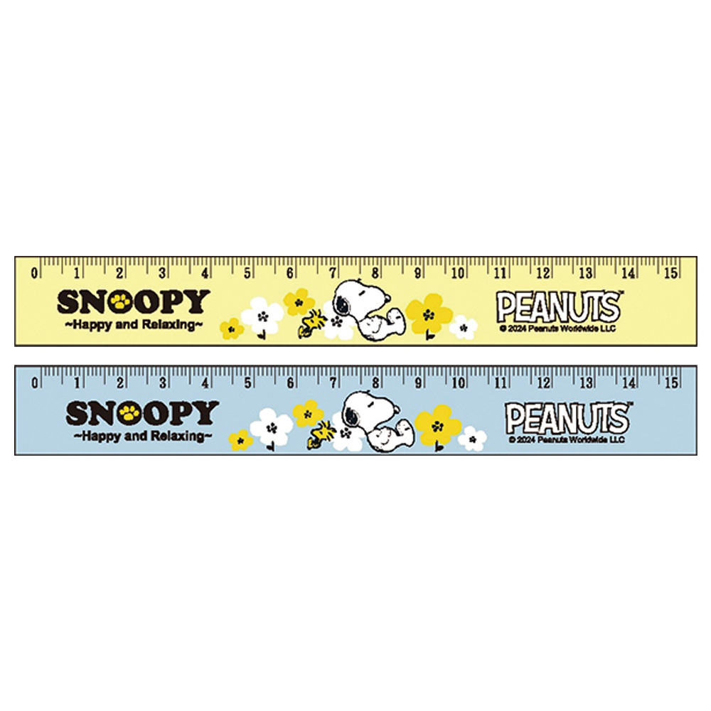 SNOOPY(小日子)15公分溝引尺 (顏色隨機出貨)