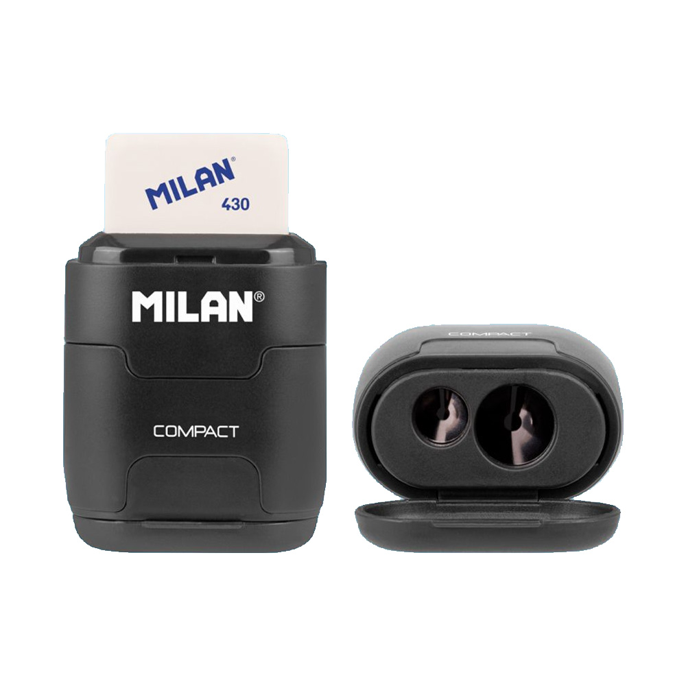 MILAN COMPACT橡皮擦+削筆器 Shadow夜影
