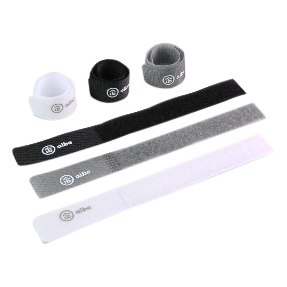 aibo 萬用魔鬼氈束線帶 經典款12入
