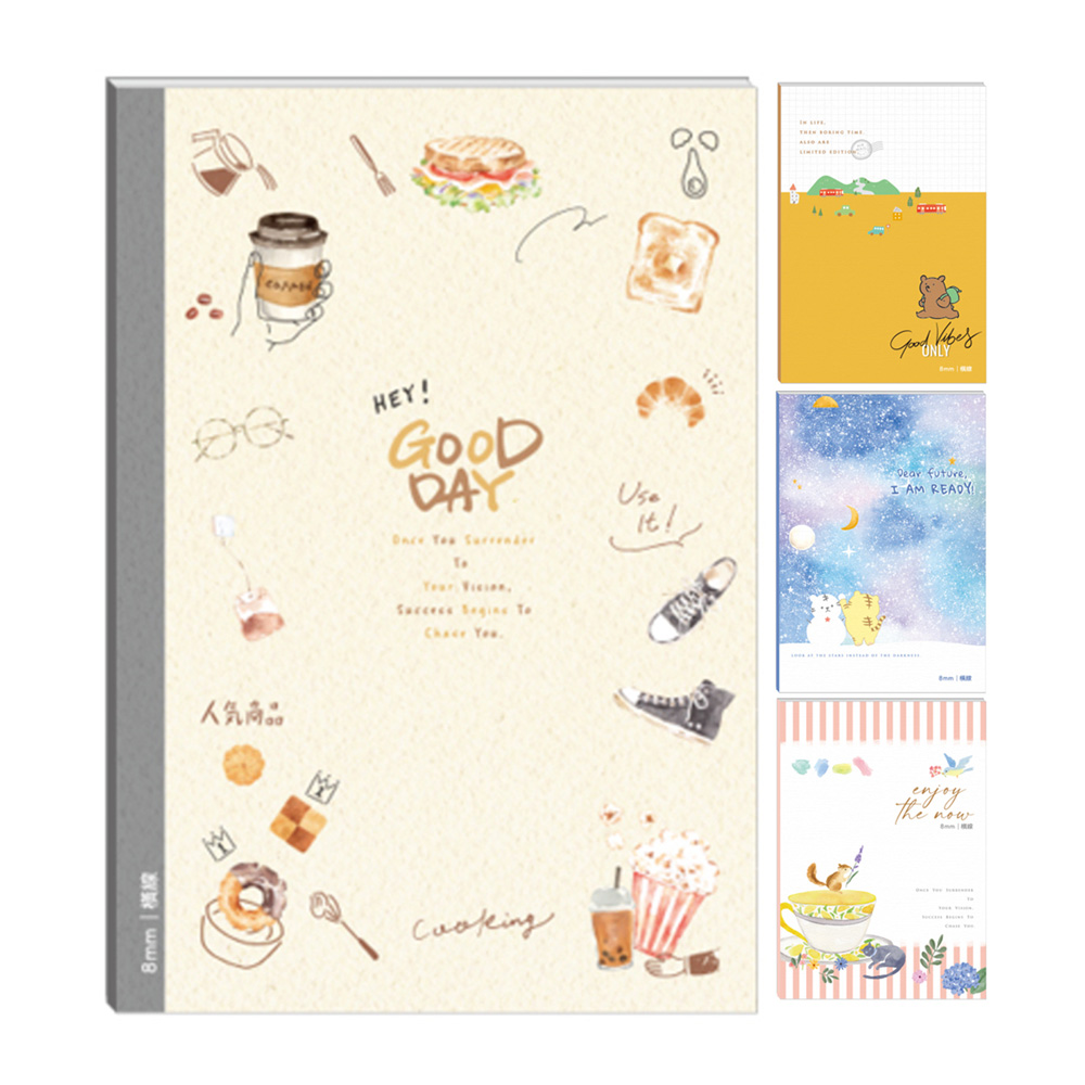 25K 橫線定頁筆記本