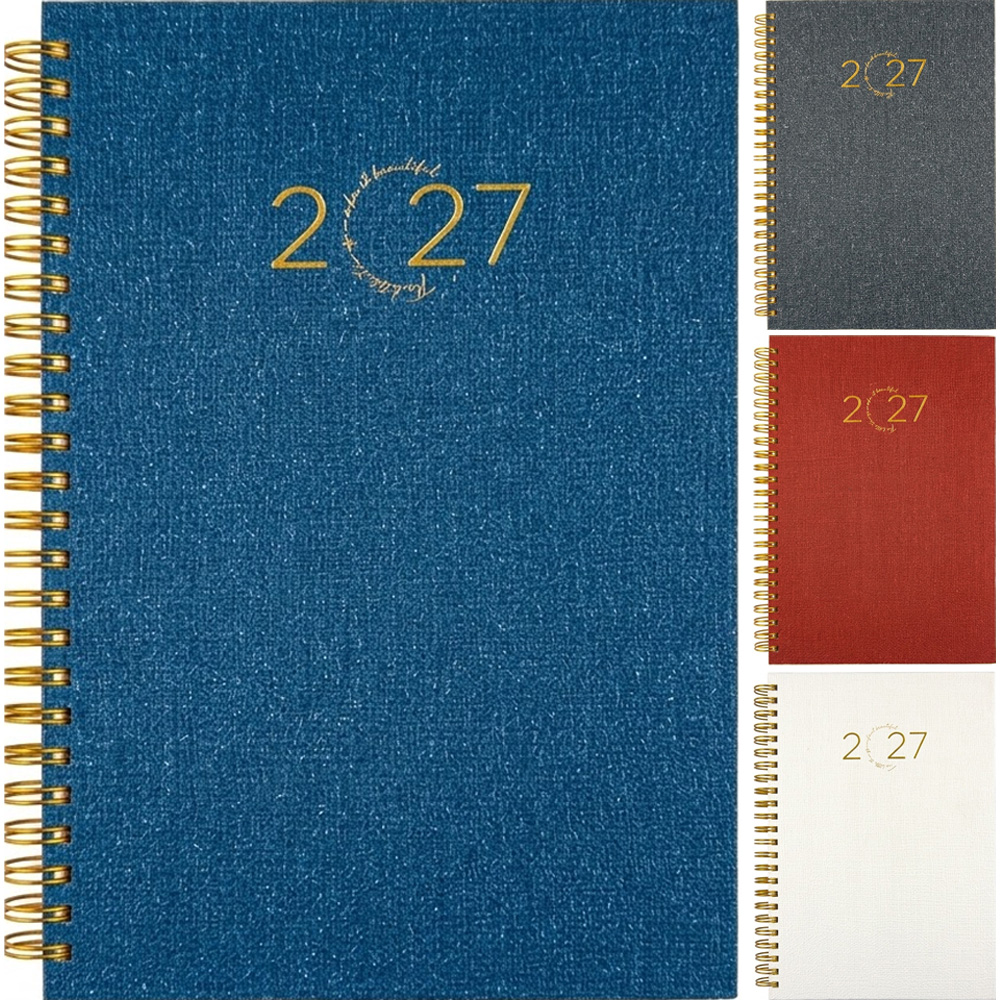 2027年25K苧麻雙線圈橫式週誌
