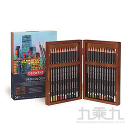 (網路限定販售)德爾文 DERWENT PROCOLOUR油性色鉛24色木盒裝 DW2302585