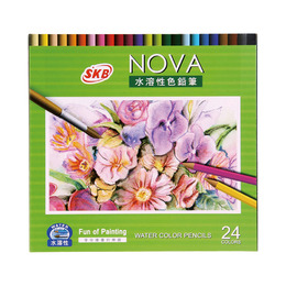 NOVA水溶性色鉛筆24色 NP-260