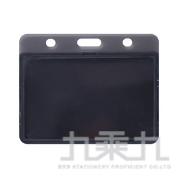 硬式PP證件盒(橫式)-黑 LACE-0735