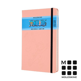 MOLESKINE 海賊王筆記本-杏粉L橫線