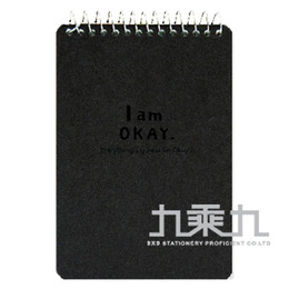 I am Okay 50K上翻筆記 黑 BN-5093D