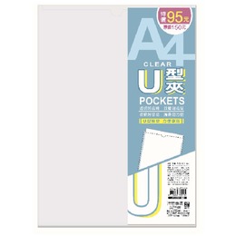U型夾/12入透白 JJF22221