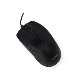 KINYO KM-503 USB靜音光學滑鼠-黑