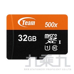 Team十銓科技32GB 500X MicroSDHC UHS-I超高速記憶卡
