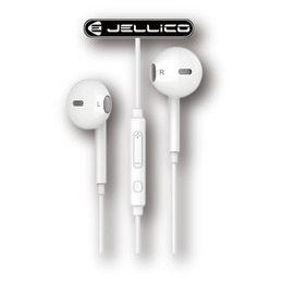 JELLICO X5S線控入耳式耳機-白 JEE-X5S-WT