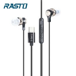 RASTO RS33鈦金高感度Type-C磁吸入耳式耳機