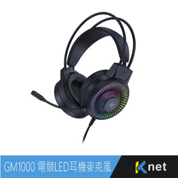 Kt.net 全罩式電競LED耳機麥克風4極插 GM1000