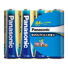 國際EVOLTA藍鹼3號4入電池(環保包)