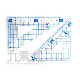 誌揚 2合1三角尺 R-174