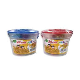24色桶裝小麥彩泥 7R450519-1(款式隨機出貨)