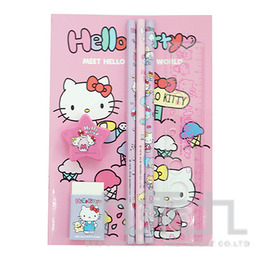  (網路限定販售) Hello Kitty 世界版袋裝文具組 766861