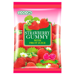 可康QQ水果軟糖100g-草莓